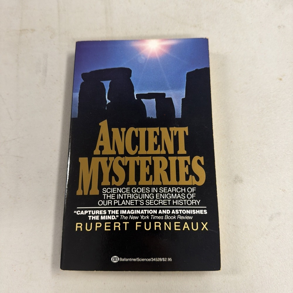 Ancient Mysteries Rupert Furneaux Paperback Book 1987 History 9780345345288